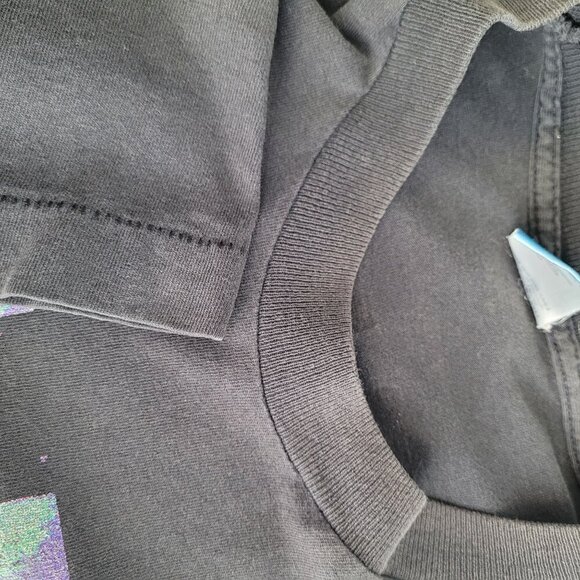 Fruit of the Loom Mens Large Single Stitch ZZ Top short sleeve tee FLAWED - Picture 3 of 15